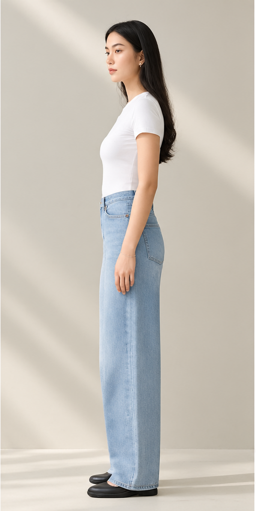 Lune Wide Leg Jeans – Quần jean ống rộng