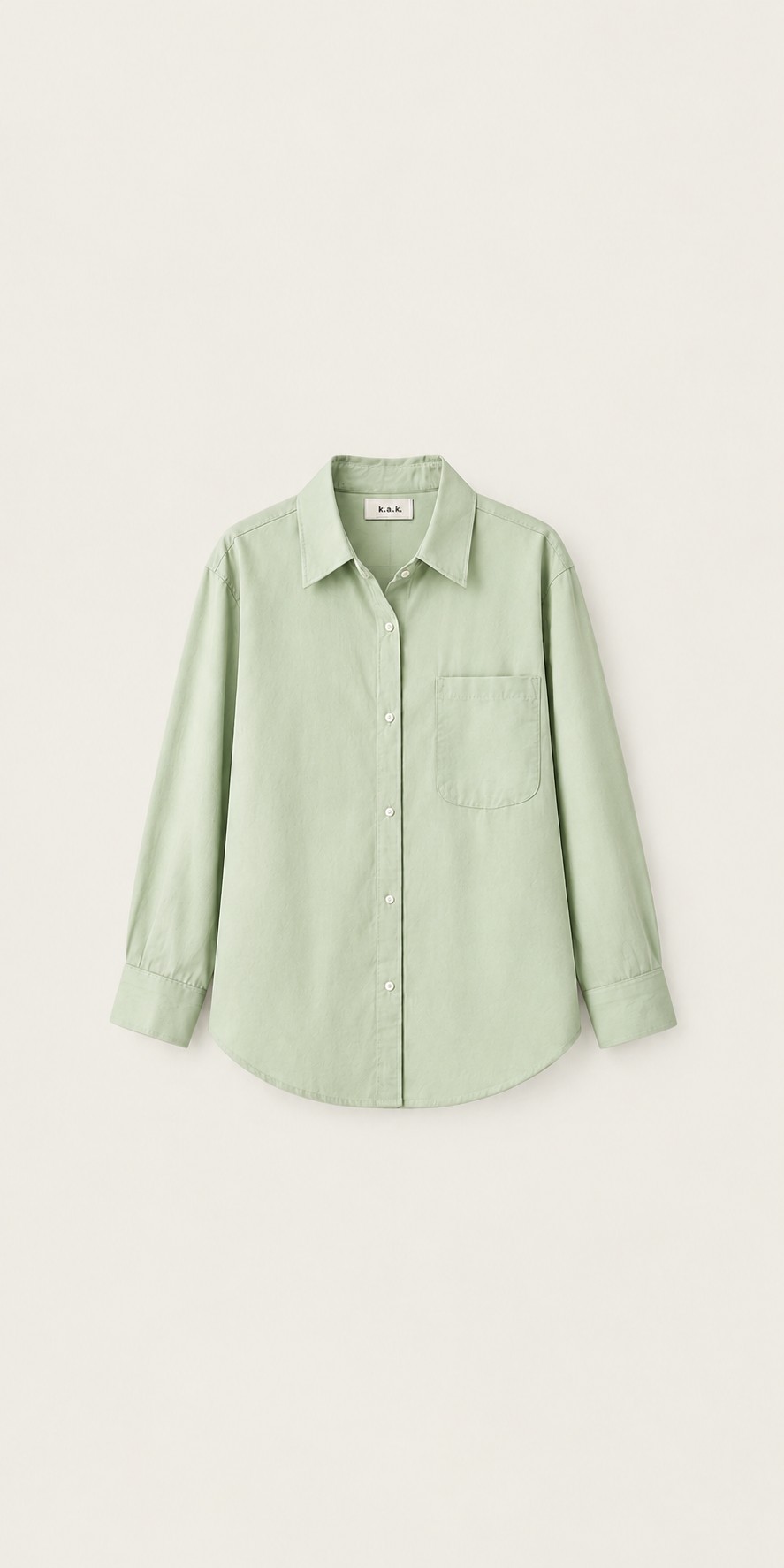Baby Blue Classic Shirt – Áo sơ mi xanh pastel