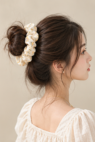 Luna Floral Scrunchie – Scrunchie Hoa