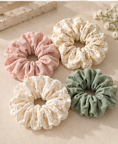 Luna Floral Scrunchie – Scrunchie Hoa