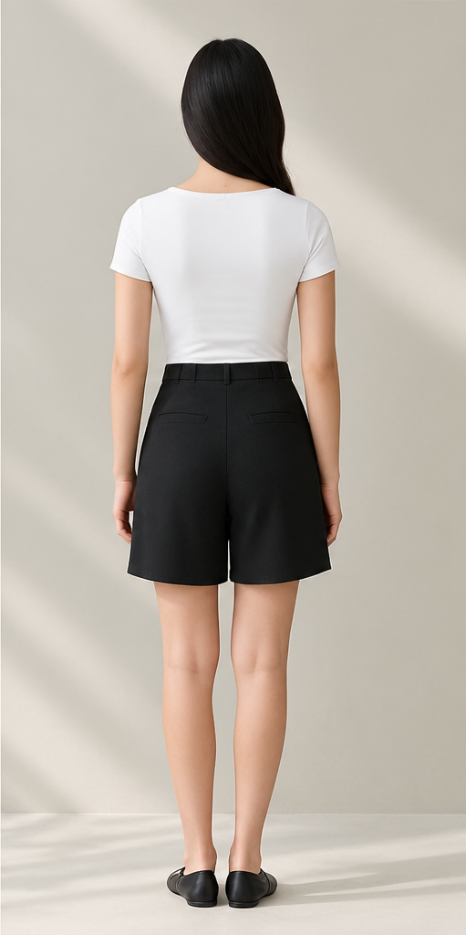 Luna High-Waist Shorts – Quần short cạp cao