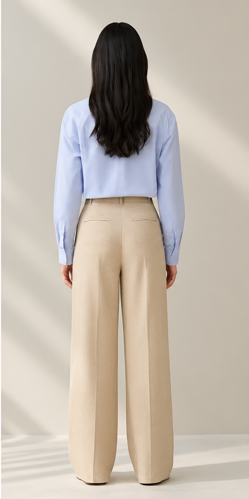 Luna Tailored Trousers – Quần tây ống rộng